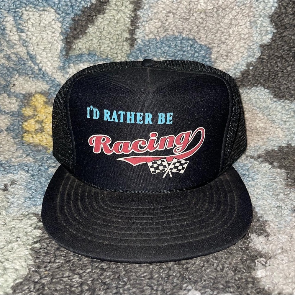 Vintage 80s Racing Snapback Hat